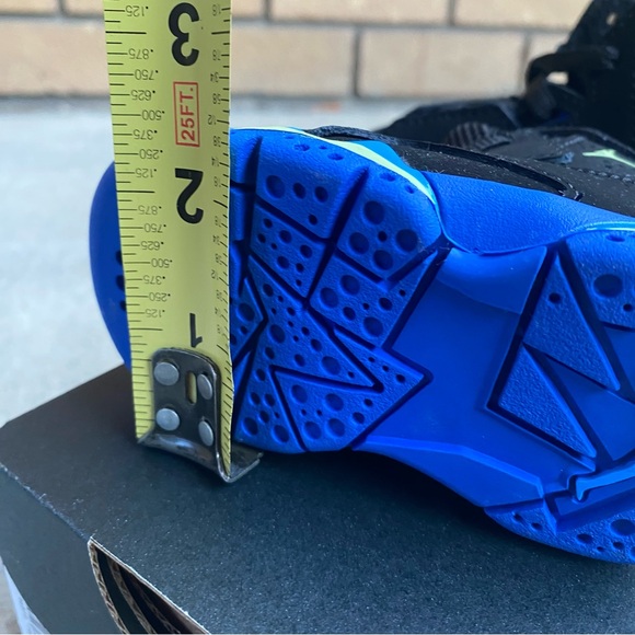 NWT Jordan True Flight Toddler Sneaker Size 4C Black and Royal Blue - Picture 15 of 16